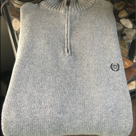 Chaps Other - EUC Chaps 1/4 zip Cotton Sweater M XXLTall